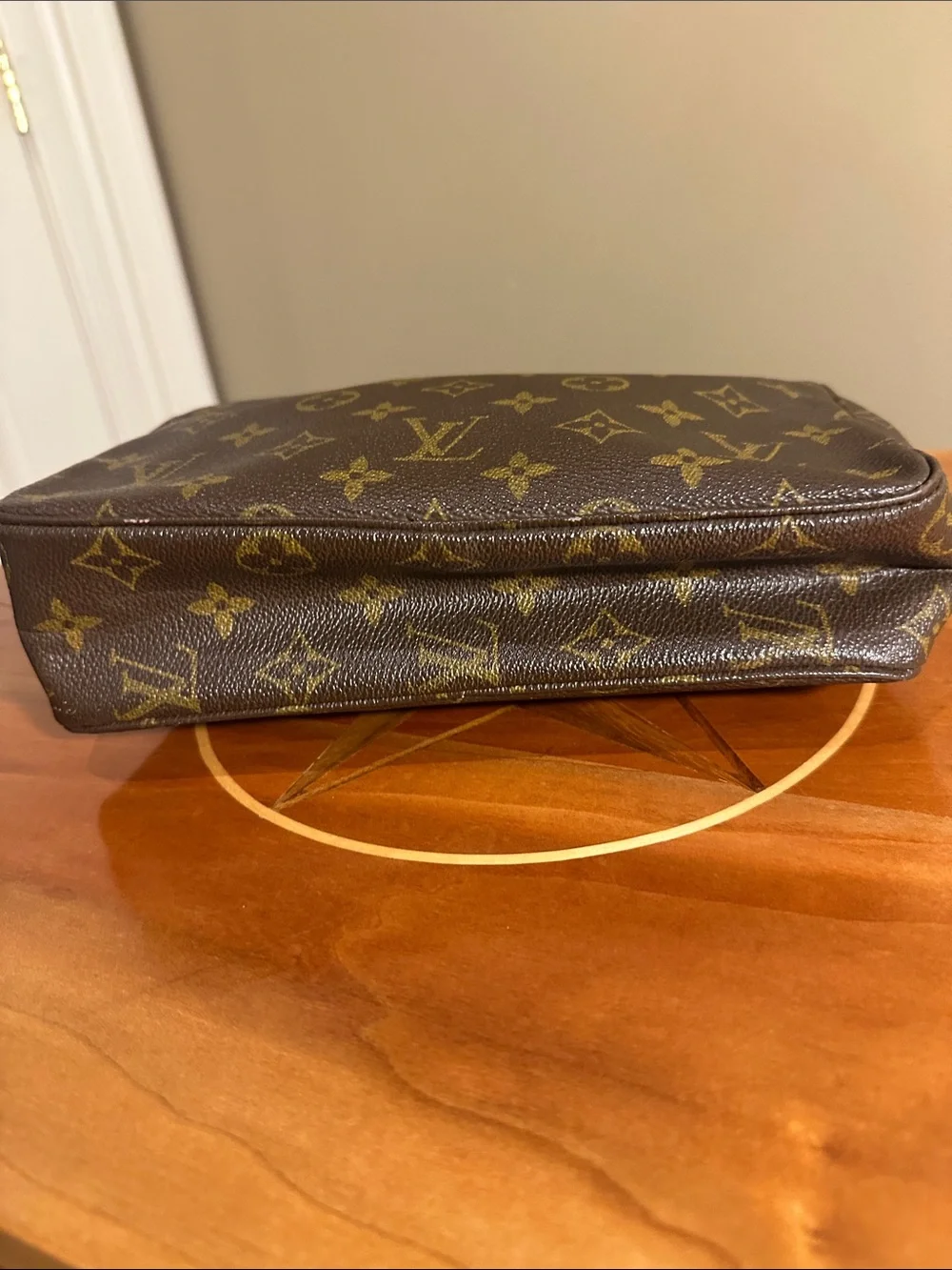 Authentic Louis Vuitton Monogram Trousse Toilette Cosmetic Bag.